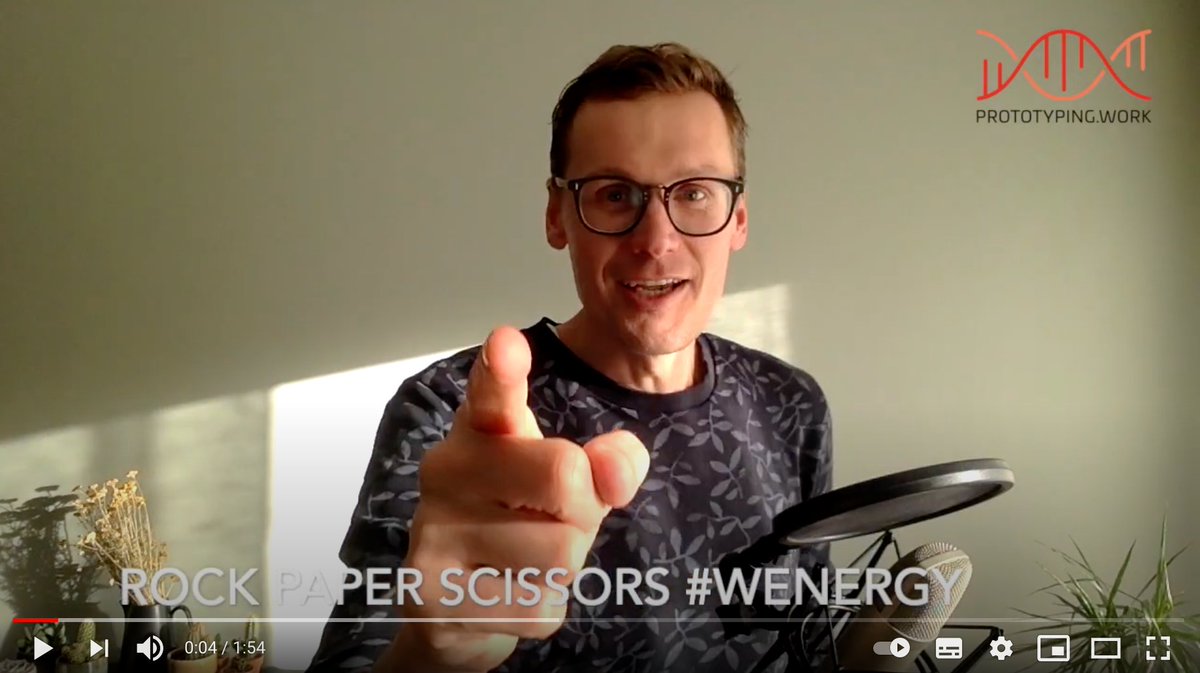 Prototypingwork's tweet image. We believe that energy creates more energy and we build all our interventions around that principle. Now, we are sharing our best energizers as online videos, so you can do them anytime! Check buff.ly/3t1tr7g to pump some energy into your day

#energizer #energy #change