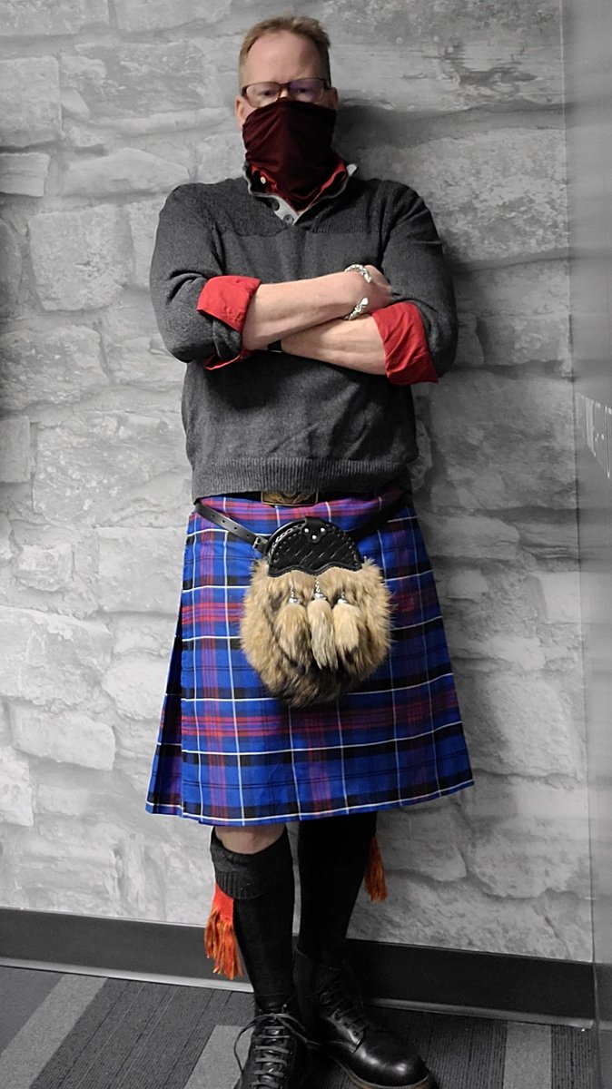 KiltedG's tweet image. Happy #tartanthursday in my Ibrox District tartan