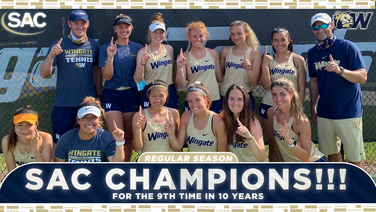 HughPatton's tweet photo. Great trip to Hickory with the crew to catch a couple huge #WULAX wins yesterday!

Meanwhile in Wingate #WUTEN won its 9th SAC title in 10 years, improving to 103-2 in league play the last decade (not a typo)! 

Another great day to be a Bulldog

#OneDog #WINgate https://t.co/OnZr8atETx