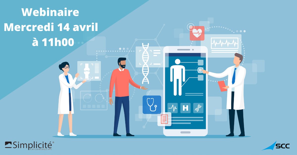 SCC_Info's tweet image. [ Webinar @SCC_Info  / @SimpliciteSoftw  🎙️ ]
Le low-code Français pour la Santé : découvrez comment moderniser votre SI et réduire vos coûts.
🔗 lnkd.in/dh2q3vN
#lowcode #santé