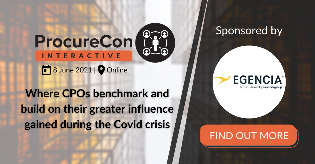 We are delighted to let you know that @Egencia is sponsoring #ProcureCon #Interactive! Egencia is a full-service travel management company with a global scope of operations and proprietary, industry-leading travel technology. To find out more, visit: lnkd.in/dEC3CQK