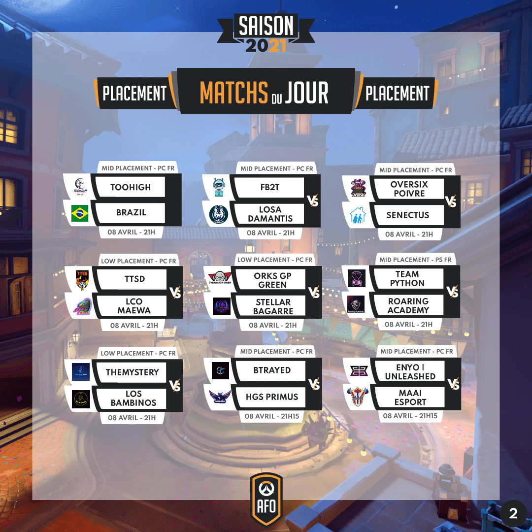 PlayAllForOneFR's tweet photo. 📢 Ils sont prêts pour la bataille 👇

🥁 Viens encourager ton équipe préférée sur le site OU sur la chaîne des Caster 🔥

https://t.co/y7gSbGUmx9

💪Good Luck à toutes et à tous ✨🏆

#AllForOne, #Esport, #Games, #Overwatch, #gamecommunity https://t.co/FDy3773wiX