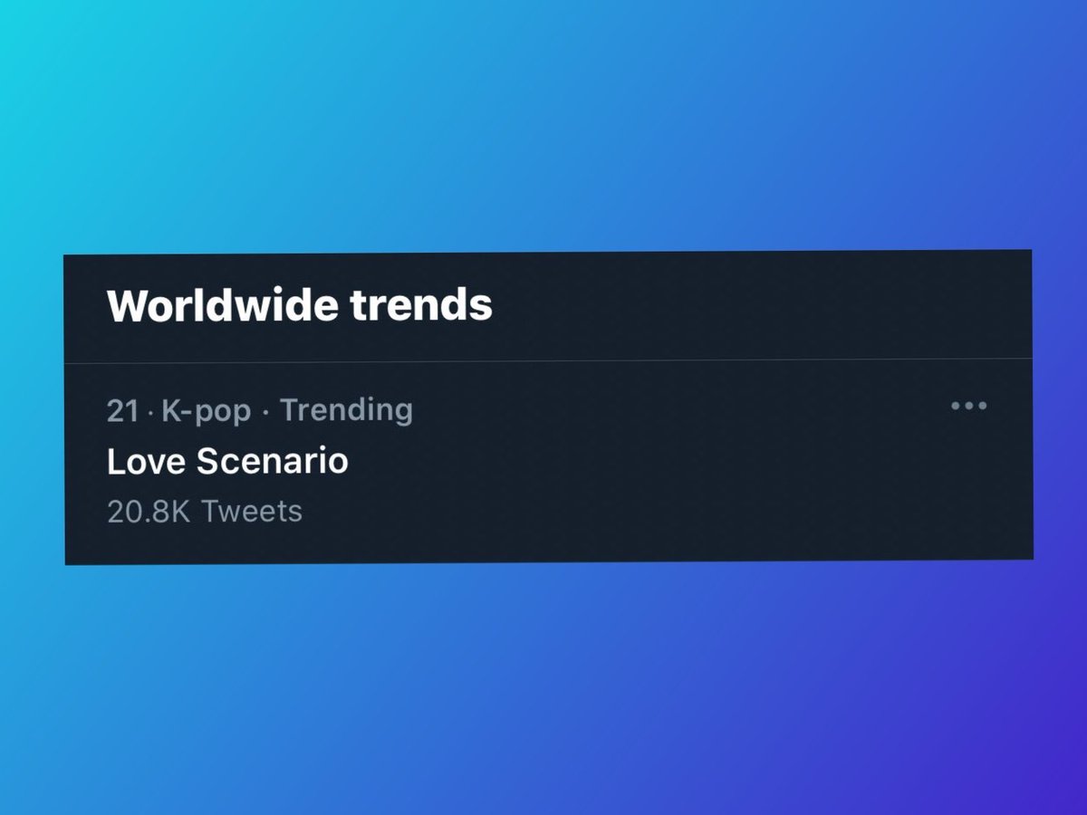 iKON_Global's tweet photo. [#️⃣] Love Scenario is currently trending at #21 worldwide!

TO THE iKON WORLD
#iKONKINGdom_FirstRound
#iKON @YG_iKONIC https://t.co/69edi0P5e4