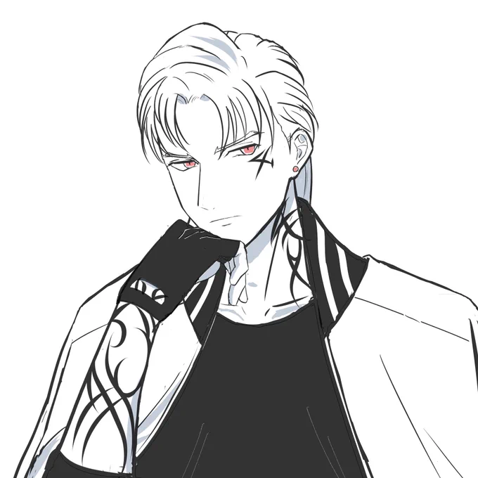 ちょもさん、だいぶ手癖で描いちゃってたから公式絵を見て練習とメモ。
観察してたつもりで全然できてなかったんだなぁ…(まだ足りないと思うんだけど) 