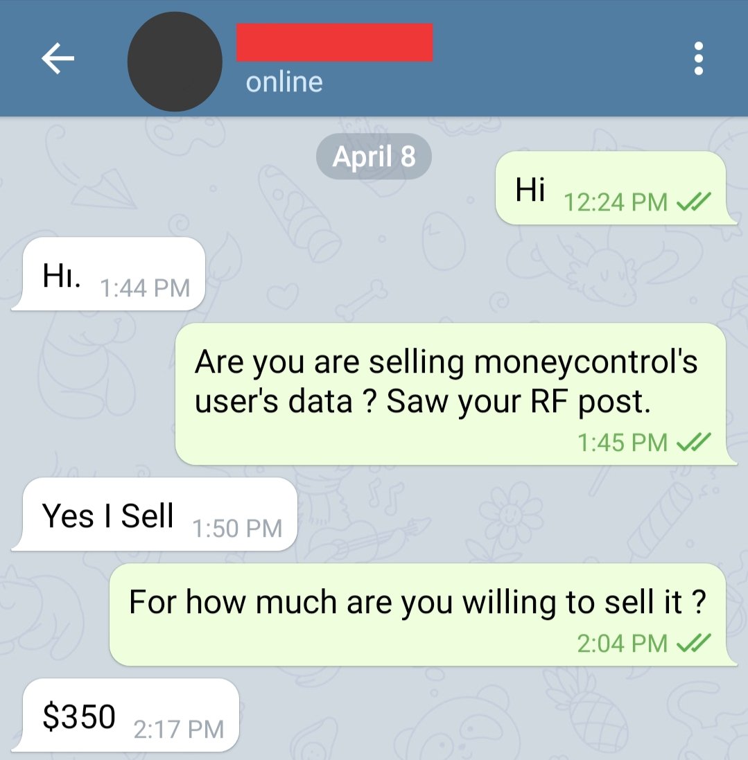 They added that they will be selling the database to only 5 different buyers for 350$ each. However if somebody wants to have the data all alone, then the price will go up to €650. They also said the vulnerability that they had exploited to get these data has now been fixed.7/9