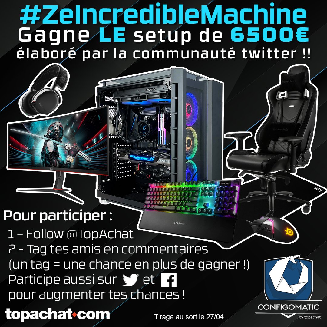 TopAchat's tweet image. Augmente tes chances de remporter #ZeIncredibleMachine !

Participe aussi sur Insta ! ⬇

instagram.com/p/CNZ3madIL9b/