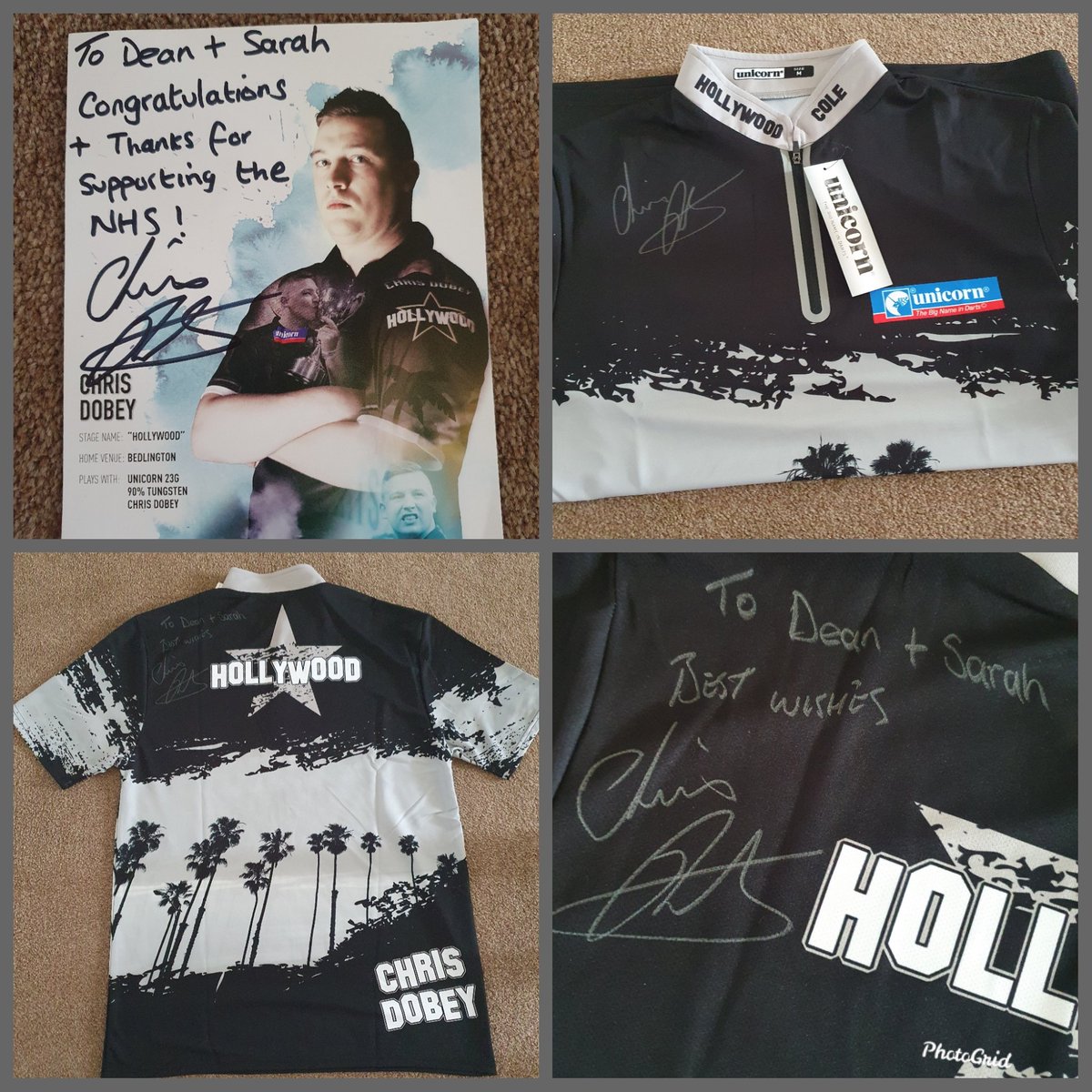 So this arrived today. 😍 our signed @Dobey10 shirt from @keegz180 nhs raffle.....love it and can't wait to get it framed. Thanks guys and amazing work keegan.😍🥰