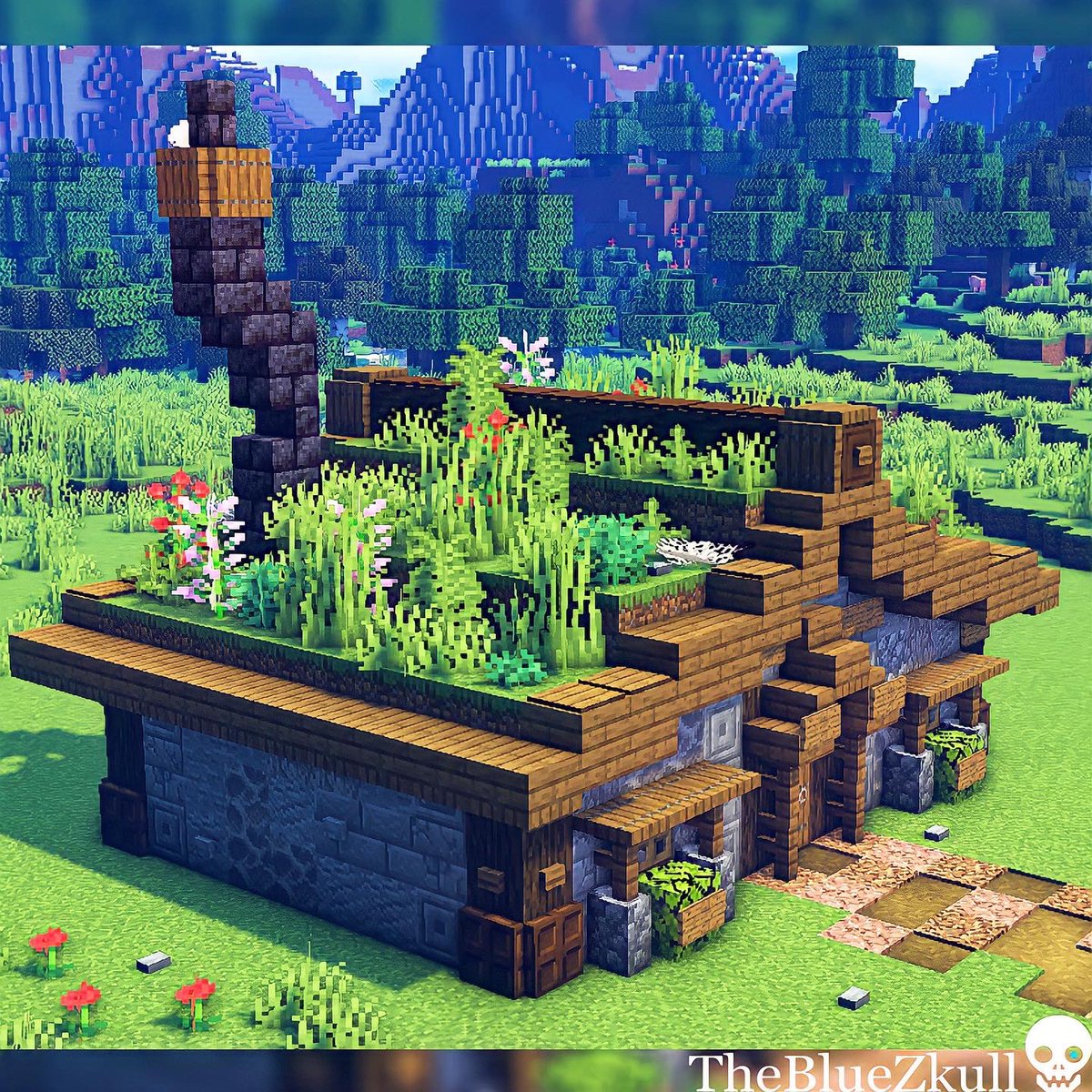 TheBlueZkull's tweet photo. Grass Roof Cabin
-⁣
Credits to @thebluezkull 
-⁣
-⁣
-⁣
#minecraft #minecraftpc #minecraftbuilds #minecraftbuild #minecraftdaily #minecraftuniverse #minecraftmeme #minecraftforever #minecraftart #gaming #minecraftbuildings #minecraftideas #minecraftcreations #memes https://t.co/X8sBftPmG5