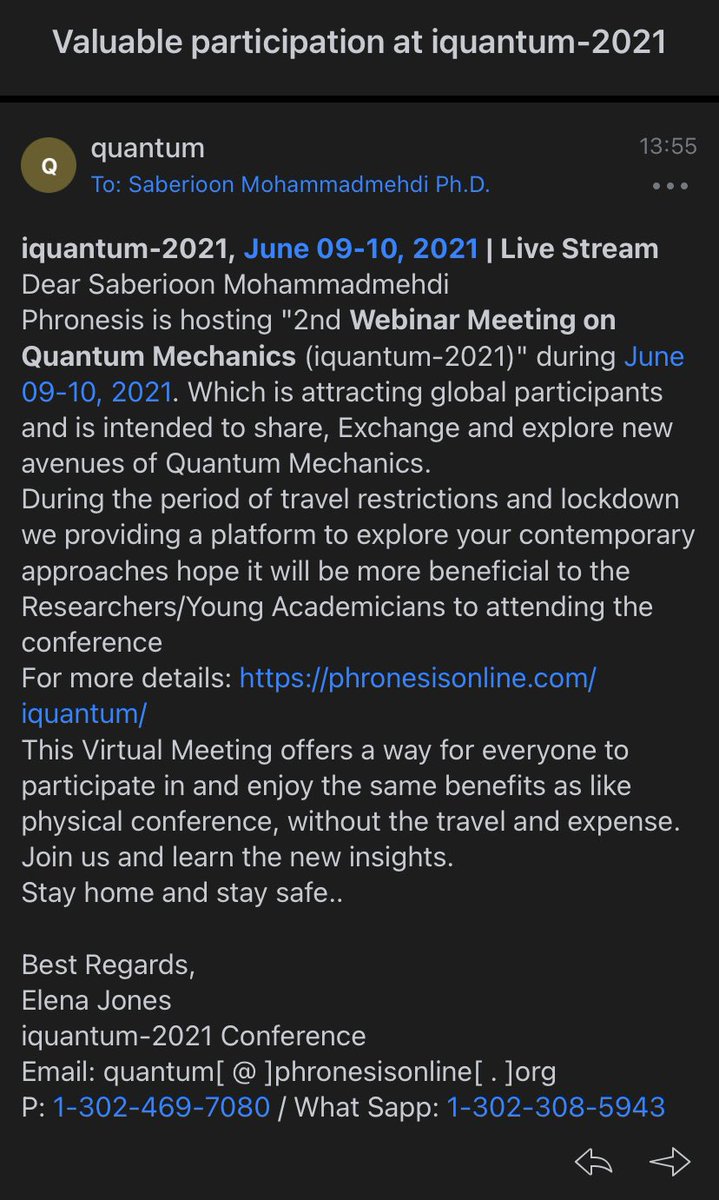 saberioon's tweet image. When predatory conferences adapt themself to pandemic condition !!