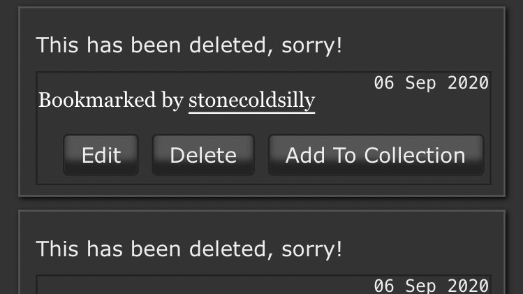 this is your reminder to download and save all those fics you bookmarked unless you want to see THIS HORROR 💔💔💔