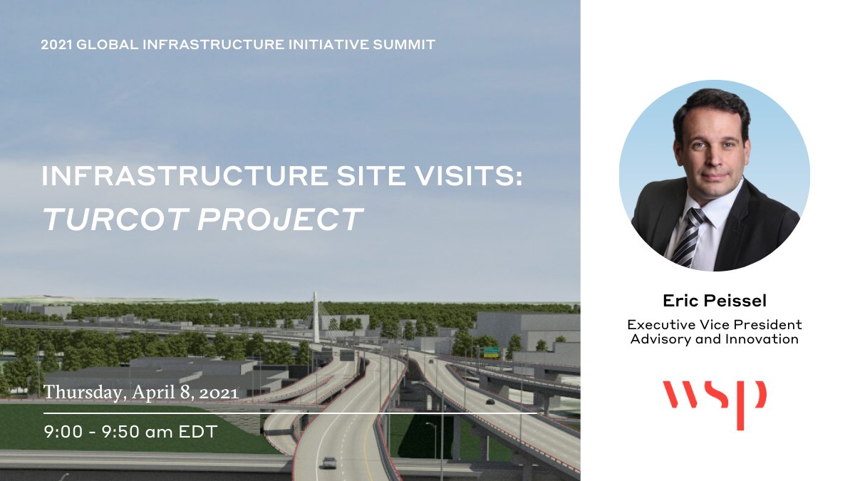 WSPCanada's tweet photo. In today’s #GIIVoices Summit presentation, Eric Peissel will discuss how we collaborated with KPH Turcot and applied innovative solutions to overcome challenges in renewing the Turcot Project. https://t.co/Uyua9pskcc #WSPProjects #Transportation https://t.co/aI4p8wdU6i