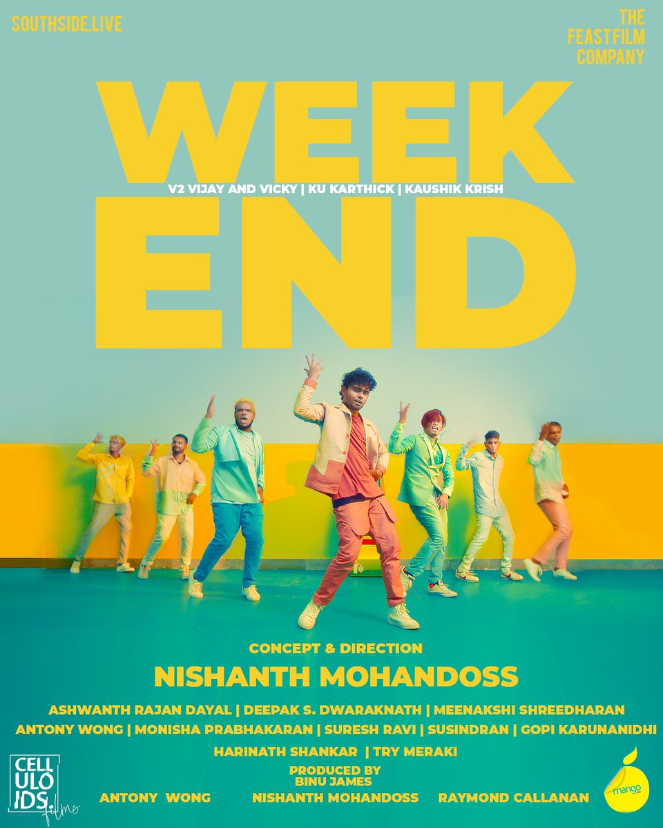 akananda's tweet image. Best wishes @Nish_th ❤
 1st look poster of Music Video &quot;WEEKEND &quot; Releasing soon. 
Warm up to Bring Back your Weekend Chills
 #weekendchills #weekend
#bringbackweekend
@DeepakDFT 
@wong_dancer 
@raymondchallanan 
@B1NUJAMES
@ashwanthrajan
@harinathvjs