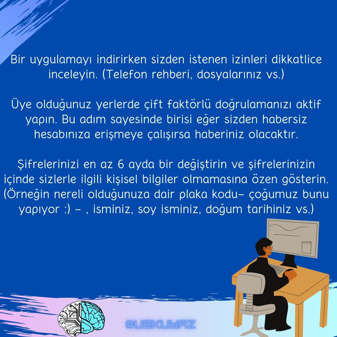 Hepinize merhabalar! Son günlerde artan siber saldırılar ve hackler sonucunda kişisel bilgilerimiz ne kadar güvende? Peki kendi başımıza alabileceğimiz önlemler nelerdir? Sizler için bu konuda bilgi sahibi olmanız için önemli bilgiler hazırladık. Keyifli okumalar.