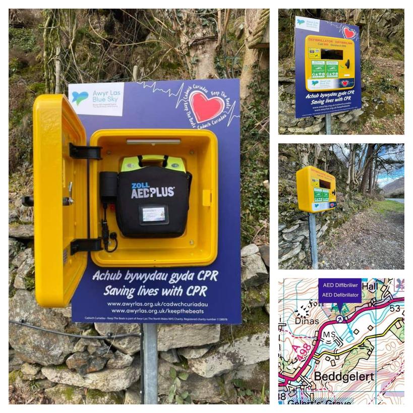 CadwchCuriadau's tweet photo. Thanks to @beddgelertcfr team for supporting another Public Access Defibrillator for their community, this time at 👇
Tan Y Graig - Beddgelert - 👏❤️ #CPR #AED 
✅Rescue Ready.
✅Registered  https://t.co/7OXyCMn7Kg
✅Available 24/7
@BetsiCadwaladr @awyrlascharity https://t.co/G0o1p4EavN