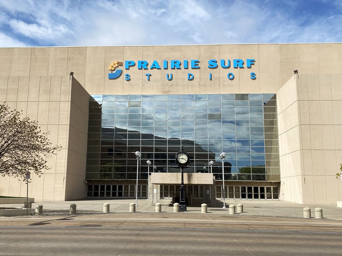 Sign is up for Prairie Surf Studios at the old Cox Center/Myriad in <a href="/DowntownOKC/">Downtown OKC</a>