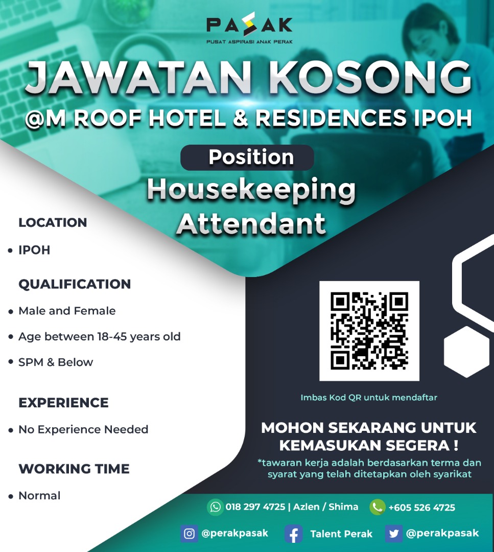 job vacancy in ipoh hotel - Luke Paige