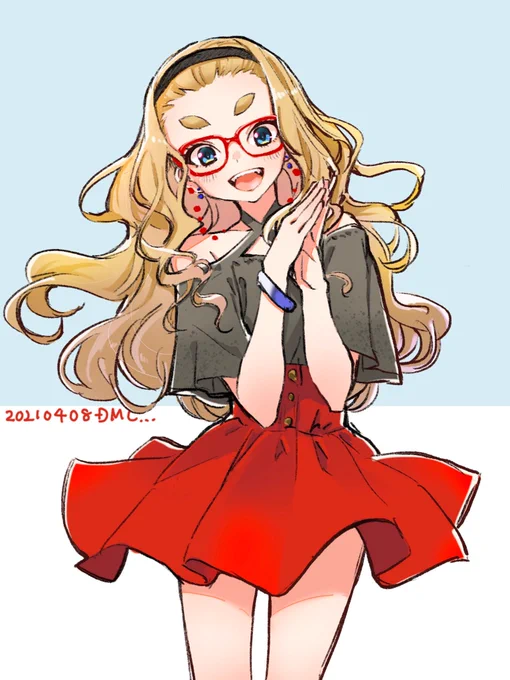 ひっさびさに
でこメガネちゃん描いた気がする!
もっと描きたい欲出てきた 