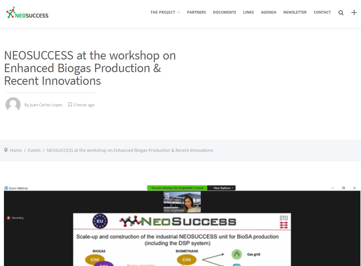 innovarum_'s tweet photo. 📰 News from @NeosuccessP!

Dr. Irini Angelidaki (@DTUtweet) presented #NEOSUCCESS project and technology in the international workshop on Enhanced Biogas Production &amp; Recent Innovations, by Ege University (Turkey).

For more details ➡️ https://t.co/DGdahAcz7A https://t.co/2eXnmoJQef
