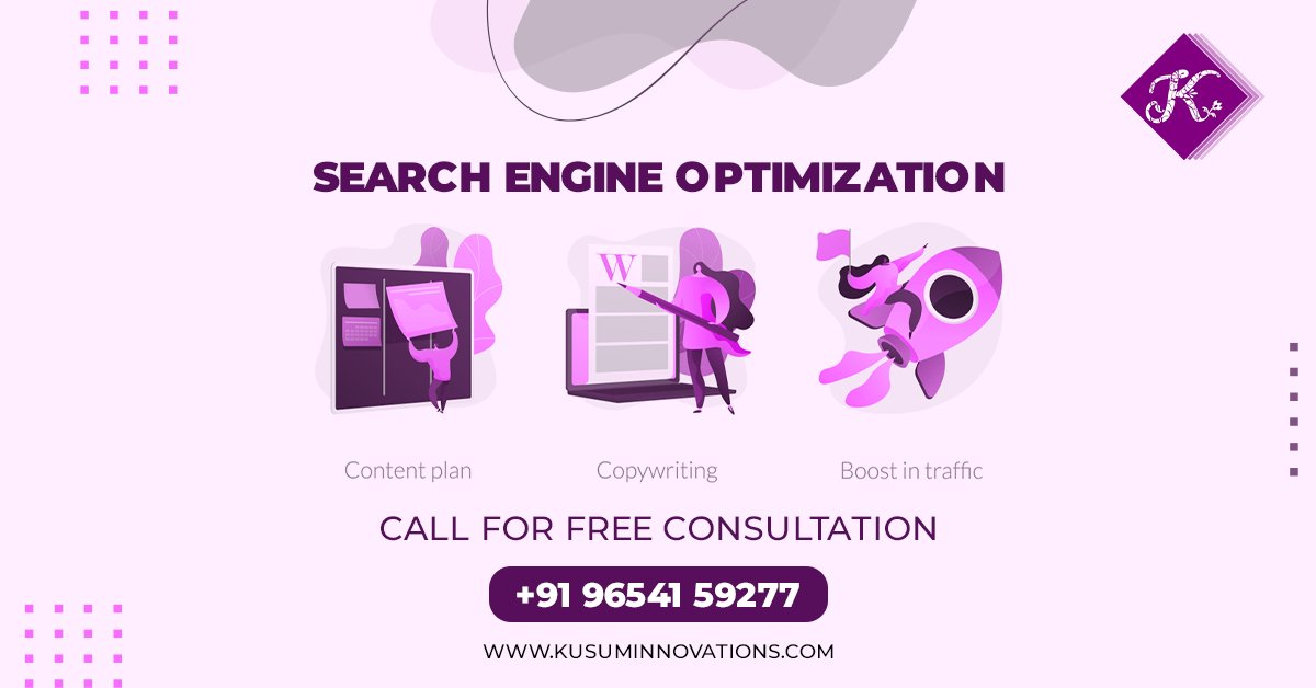 KusumInnovations (@kusuminnovation) on Twitter photo SEO is an important tool for Google rankings for a business. Call on +91-9654159277 or email us on business@kusuminnovations.com
#digitalmarketing #socialmediamarketing #seo #googleads #startup #india #marketing #advertising #adagency #marketingagency #kusuminnovations SEO is an important tool for Google rankings for a business. Call on +91-9654159277 or email us on business@kusuminnovations.com
#digitalmarketing #socialmediamarketing #seo #googleads #startup #india #marketing #advertising #adagency #marketingagency #kusuminnovations