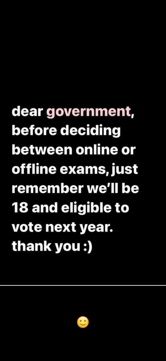 its_anika00's tweet photo. Again proved exams are more important than any students life in India 
#changeeducationministervarshagaikwad 
#cancelboardexams2021 https://t.co/fDSmXPuOmG