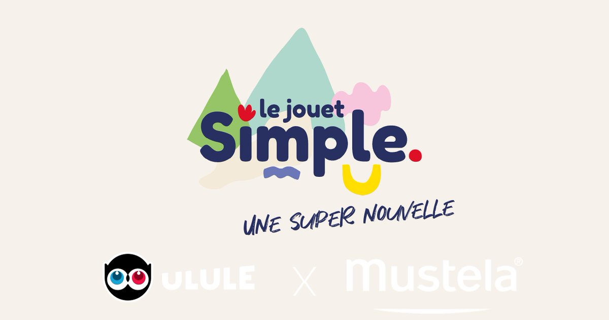 🤗 Une super nouvelle aujourd'hui, 24h après le lancement de la campagne de financement participatif.

✨ Le Jouet Simple fait partie des 3 projets sélectionnés par Mustela et <a href="/ululeFR/">Ulule FR</a> 🙃

🙏Nous avons besoin de vos votes pour aller plus loin urlz.fr/fm1R
#crowdfunding