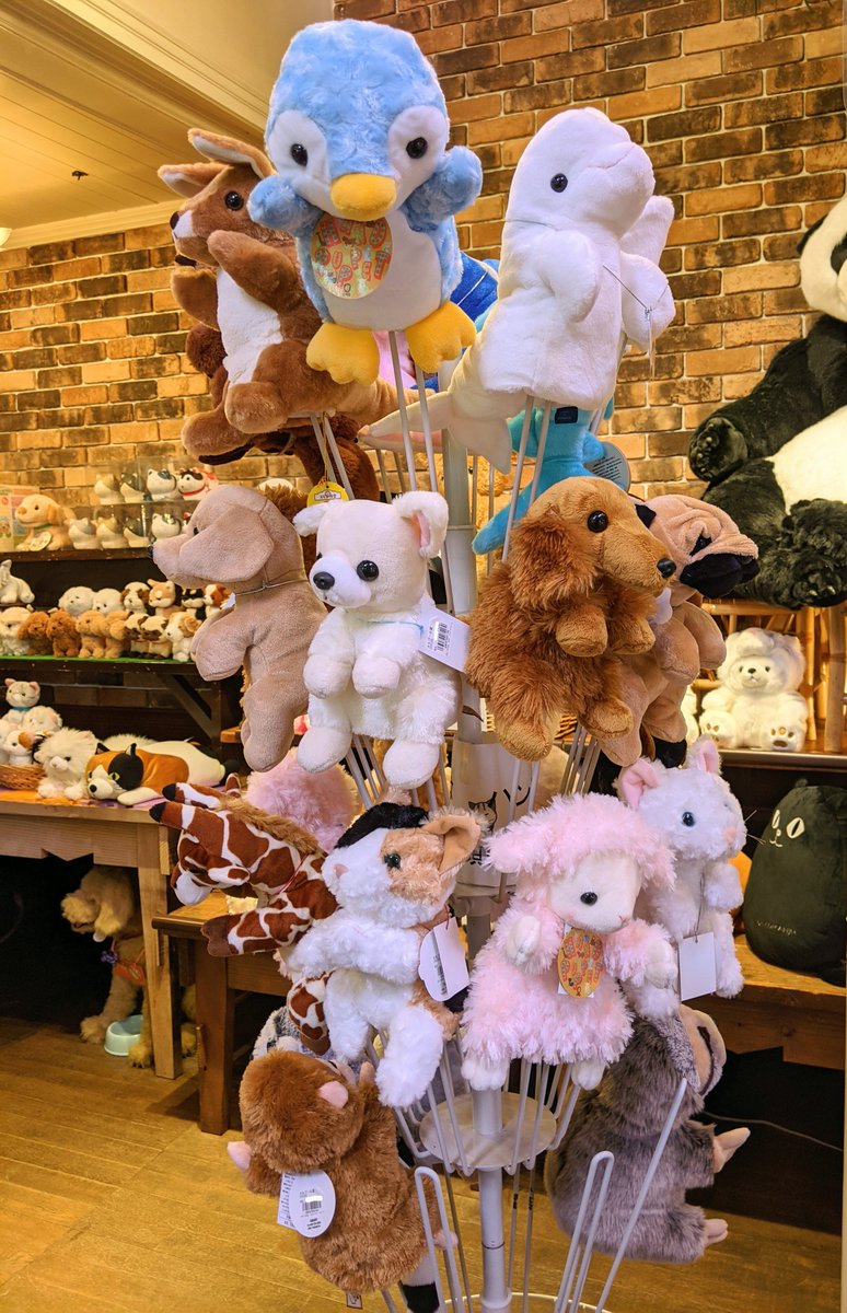 🐻🦒小樽からくり動物えん🐧🐼 動物園がテーマの店内には、たくさんの