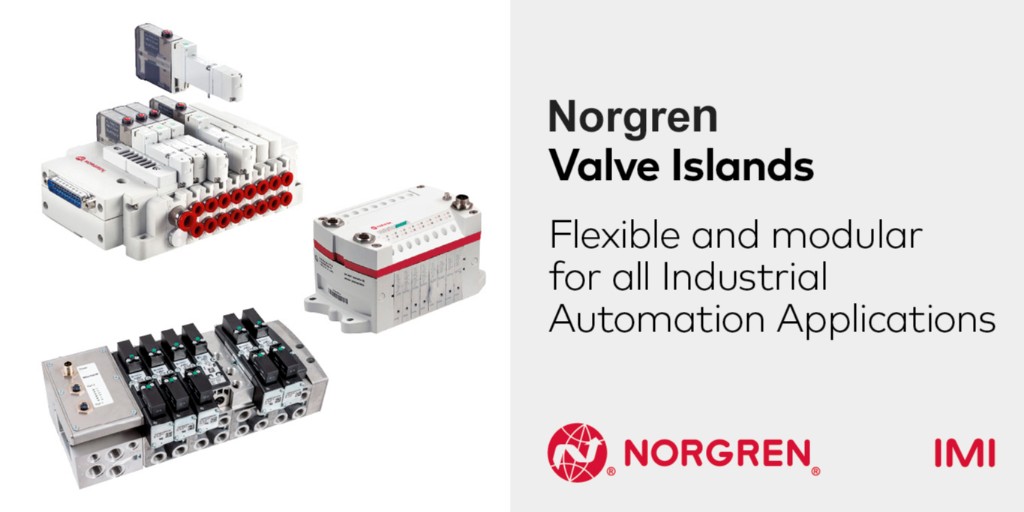 NorgrenNews's tweet photo. Norgren’s extensive and well established VM, VR and VS series of #valve islands now offer a wide range of connectivity choices from #Multipole through to #Fieldbus, #PROFINET, #EtherNet/IP, #EtherCAT and #IO-Link.
Find out more: https://t.co/YbISvKcMMI https://t.co/MeWPOi1Bw0
