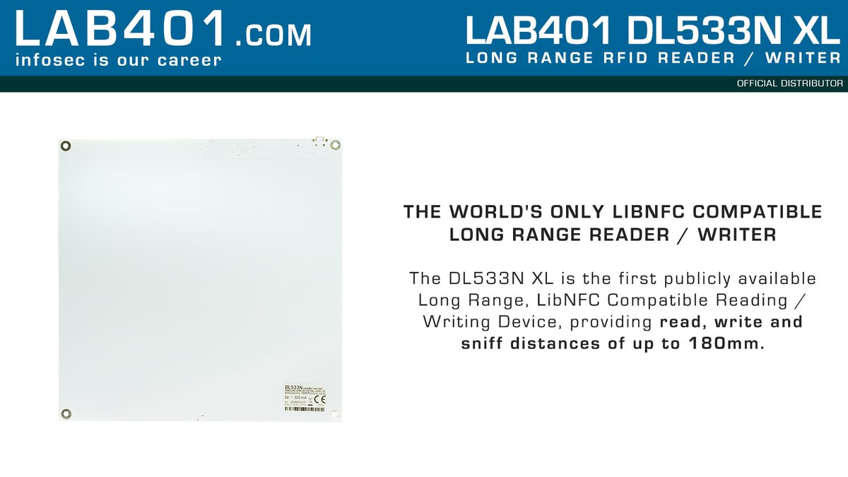 Long Range RFID Reader / Writer DL533N XL – Lab401