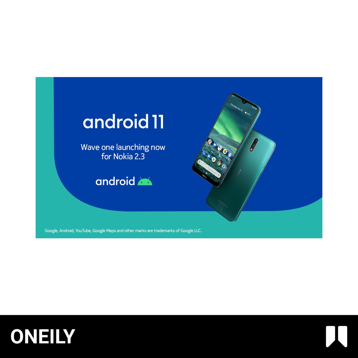 OneilyGadget's tweet image. Nokia 8.1 and Nokia 2.3 starts receiving Android 11.

#Nokia #Nokia8dot1 #Nokia2dot3 #Android11