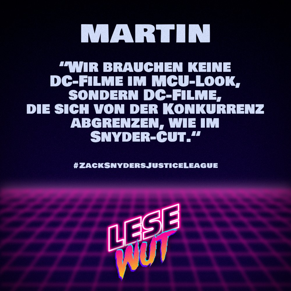 LesewutPodcast's tweet photo. Natürlich haben wir in unserer aktuellen Folge auch über #ZackSnydersJusticeLeague gesprochen: https://t.co/arOGH0T5C6 https://t.co/uubOwHh3Yl