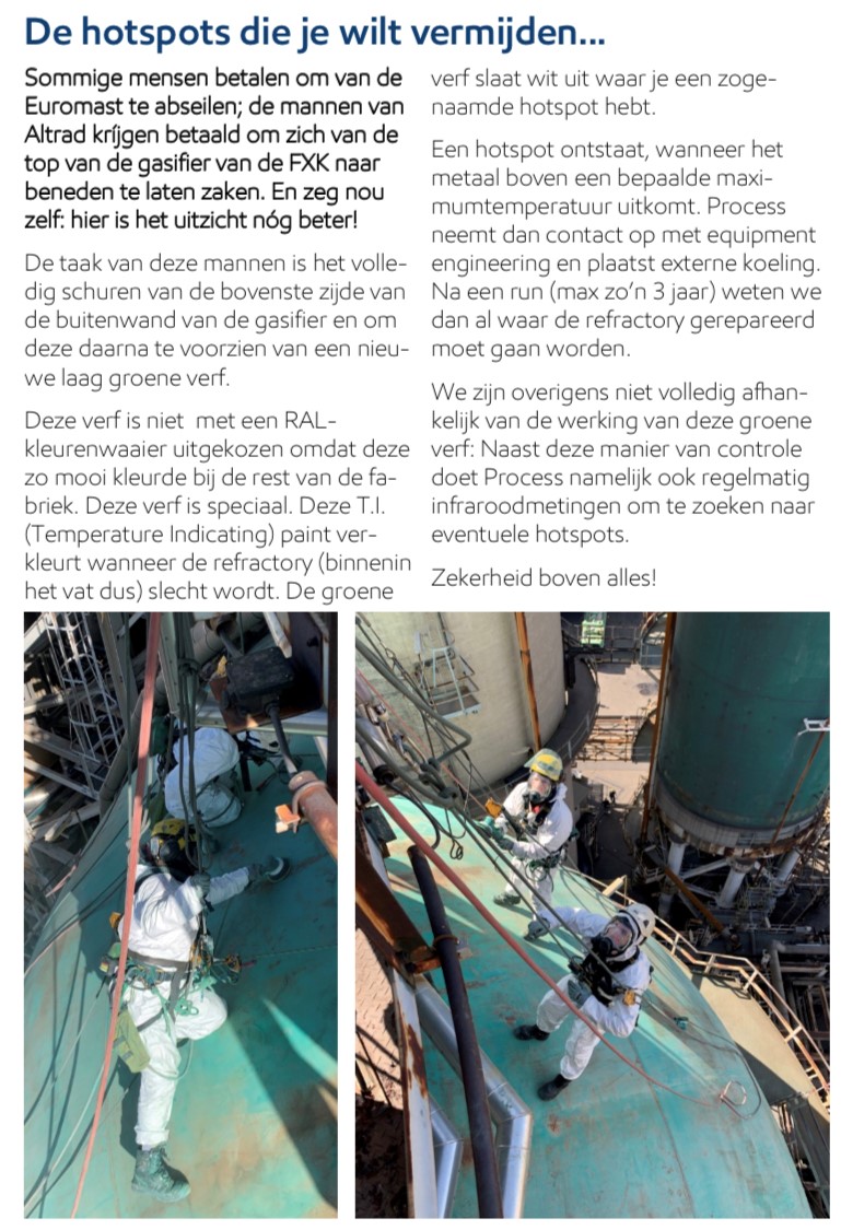 Rope Access (Access Solutions) in the spotlight!!!
#costreduction #efficiencyfirst #safetyprofessionals #oneteamonegoal