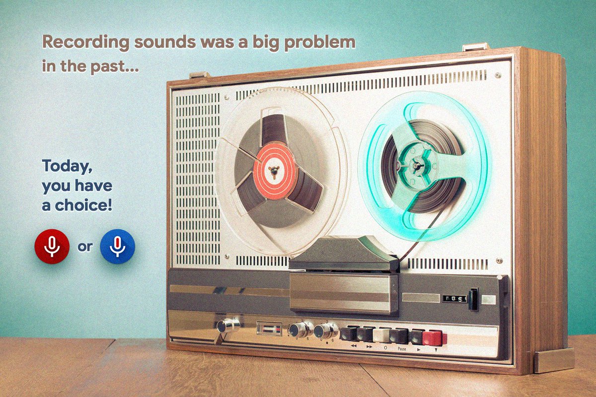 SplendApps's tweet photo. Recording sounds was a big problem in the past.
Today you have a choice:
Voice Recorder Pro https://t.co/w9VFiA206T
or
Voice Recorder https://t.co/u25A72P4ac
#androidapps #splendidandroidapps #voicerecording #voicerecorder https://t.co/uzfozG7fAR