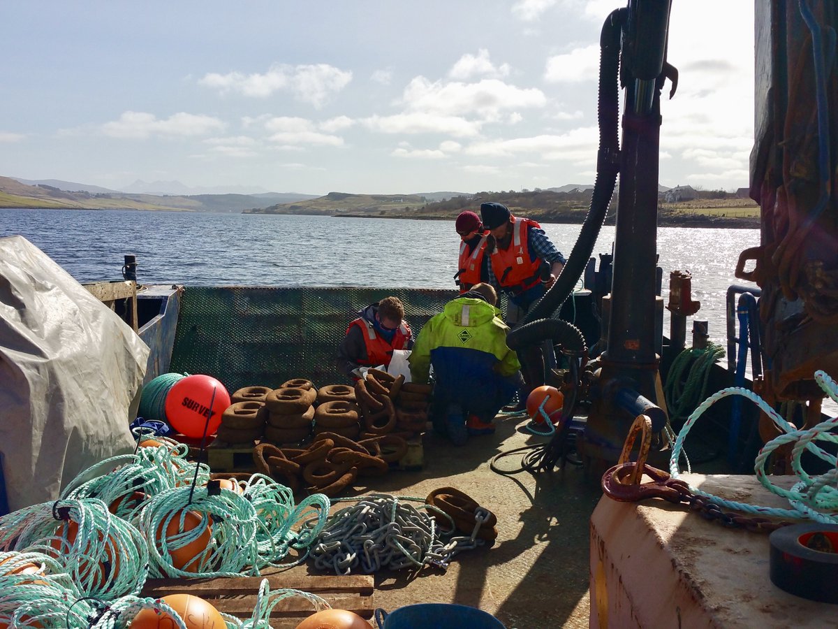 Here fishy, fishy! Thrilled to share that we are collaborating with @OfficialZSL @ZSLScience @sceneUofG in an acoustic telemetry study investigating the marine movements of adult sea trout! We spent our Easter deploying the receiver array and tagging will start later this season!