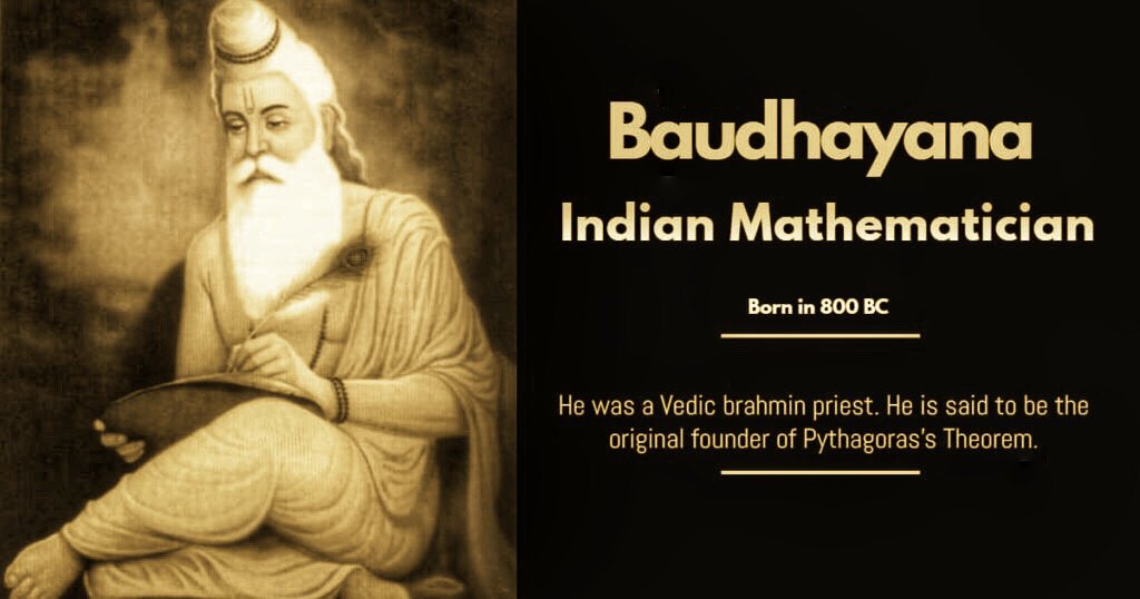 Before Pythagoras, Rishi Bodhayan, hundreds of years before Pythagoras, had elaborated on the theorem & with much clarity. In ancient times in India, Metallurgy was in much advanced stage. Westerners did not even know about atom, when Indians were working on advanced.....