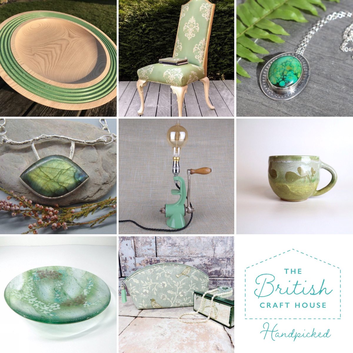 Linda Wild (@wildrosedesign7) on Twitter photo Green is the theme for this week’s #teamworkthursday collage.
The fabulous makers are @WoodenGb, <a href="/EJenkinsDesigns/">Ella Jenkins Designs</a>, <a href="/SilverbirdD/">Silverbird Designs</a>, @fralgetoglass, <a href="/CeramicsSparkle/">Adorn Ceramics</a>, @PsycoVeloDesign, <a href="/scarlettwillowd/">ScarlettWillowDesign</a> and <a href="/wildrosedesign7/">Linda Wild</a>
#teamtbch #green #handmade Green is the theme for this week’s #teamworkthursday collage.
The fabulous makers are @WoodenGb, <a href="/EJenkinsDesigns/">Ella Jenkins Designs</a>, <a href="/SilverbirdD/">Silverbird Designs</a>, @fralgetoglass, <a href="/CeramicsSparkle/">Adorn Ceramics</a>, @PsycoVeloDesign, <a href="/scarlettwillowd/">ScarlettWillowDesign</a> and <a href="/wildrosedesign7/">Linda Wild</a>
#teamtbch #green #handmade
