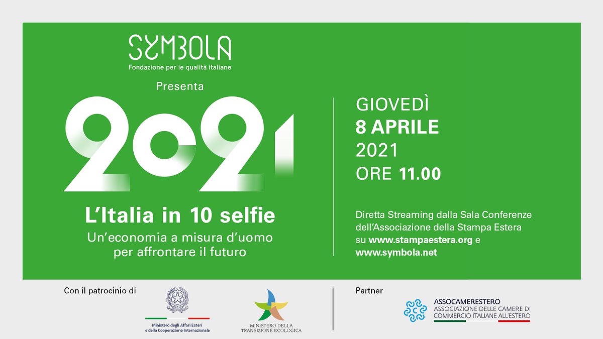 L’Italia è una potenza nell’economia circolare: altissimi tassi di #riciclo fanno risparmiare 63 milioni di tonnellate di CO2. È una delle fotografie del Paese che <a href="/SymbolaFondazio/">Fondazione Symbola</a> racconta oggi presentando "L'Italia in #10selfie” <a href="/erealacci/">Ermete Realacci</a> @MiTE_IT <a href="/ItalyMFA/">Farnesina 🇮🇹</a> <a href="/assocamestero/">@assocamerestero</a>