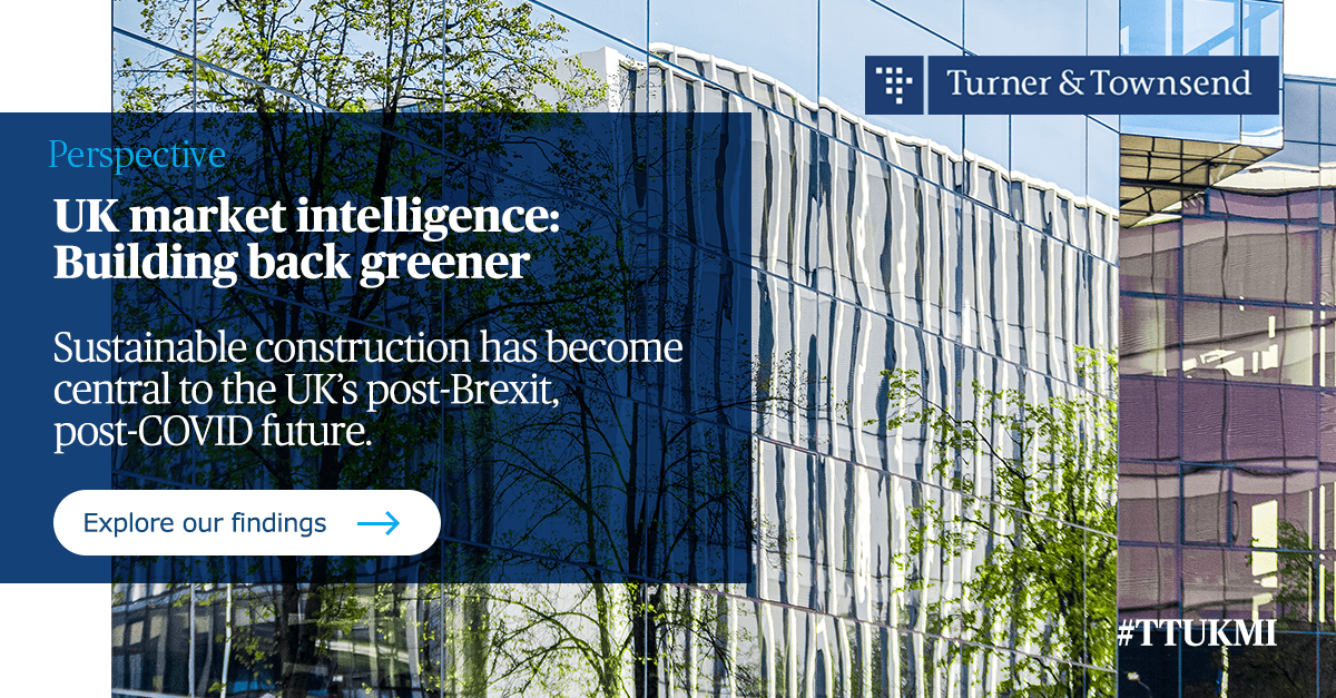turnertownsend's tweet photo. #Construction has been placed at the heart of the UK's efforts to #BuildBackGreener.
Our latest #TTUKMI argues that a concerted effort is needed by the industry to focus on decarbonisation and support #NetZero.
Read more: https://t.co/ACMDXcI1vt https://t.co/CQ1B8VLixu