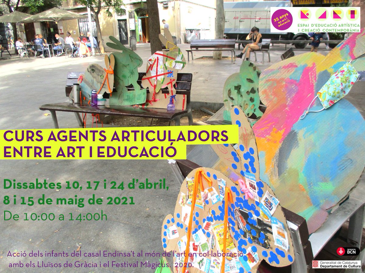 #artieducació #culturaieducació #artscomunitàries #mediaciócultural #museusieducació #polítiquesculturals #polítiqueseducatives #històriaeducacióartística

experimentem.org/00novetats/cur…