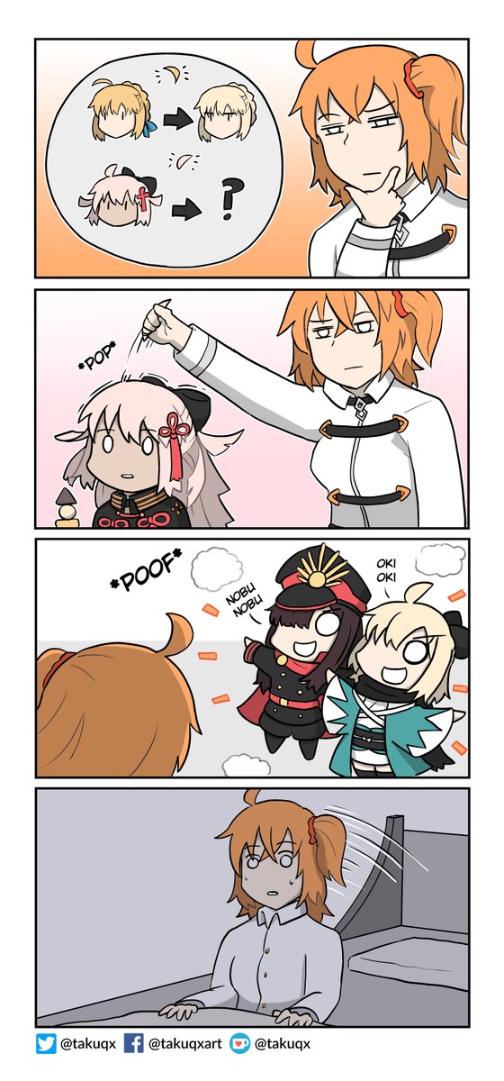 Little Okitan wants to help Master: Part 37 [Curiosity]
#FGO 