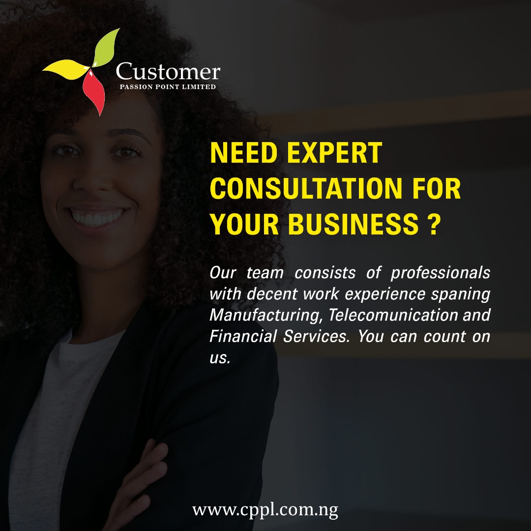 JobBusStop's tweet image. Do you need an expert team to support your Business?

Contact @cpplnigeria Today: 07011962027 or send a mail to info@cppl.com.ng 

#CPPLNigeria #CPPLTraining