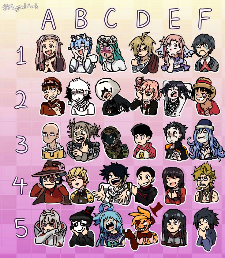 HugiUgiDaSilva's tweet photo. acabei guys , deu um trabalhรฃo fazer tudo isso - #ArtistOnTwitter #digitaldrawing #desenhodigital #toiletboundhanakokun #fanart #zerotwo #rem #saitama #togahimiko #konosuba #bleach #zenitsu #thepromisedneverland #asuna #dangarompa #onepiece #fairytail #anime #animeart #doomguy https://t.co/yHN5aTknKF