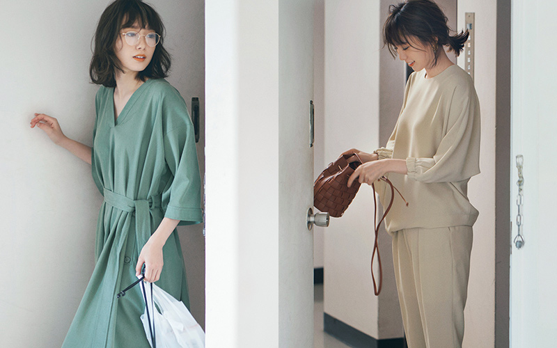 小学館 Oggi 忙しい朝のコーデを時短 今っぽさ漂う ウエストコンシャスワンピ と 落ち感セットアップ T Co Ic7gqojmj4 飯豊まりえ コーデ コーディネート 着こなし ファッション ファッションコーデ ワンピース ワンピ