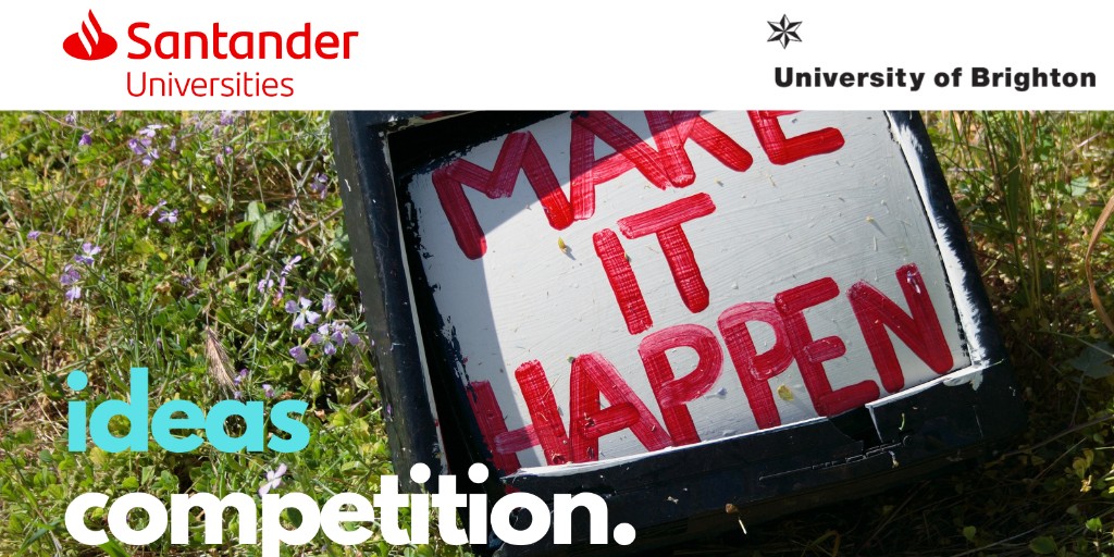 uobbeepurple's tweet photo. Hey students! Easter break is the perfect time to unlock your creativity. Enter our #SantanderUniUk @uniofbrighton ideas Competition. Top prize is Β£1,000 !!
Closes: 23 April. Deets here: https://t.co/QuHcitVsVy @BrightonBSchool @brightonalumni @UoBGreenGrowth
#startupcomp https://t.co/Ipl1THw16z