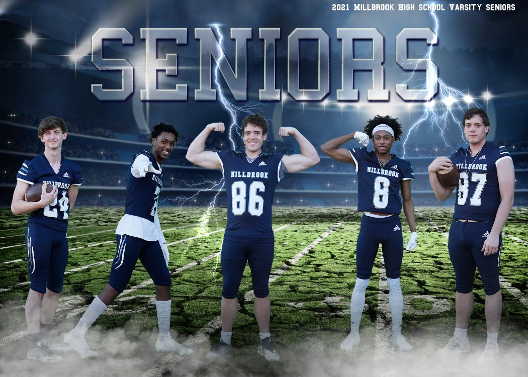 MHSCatsFootball's tweet photo. This week we honor this group for all that they’ve done for Millbrook. We love these guys. #PrideWorkWin https://t.co/dkt49HICuQ