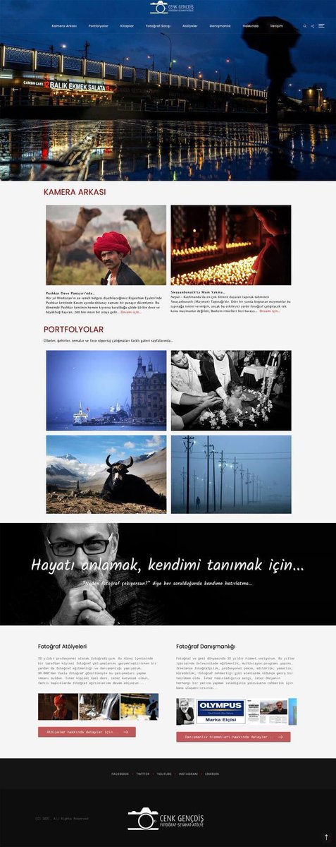 Sevgili dostlar, 

Uzun süredir bir web sitem olsun diye düşünüyordum.. Hazır pandemi sebebiyle evden çalışıyoruz, her gün harici bellek ve fotoğraf arşiviyle haşır neşir oluyoruz, bir el atayım dedim... 

Web sitem cenkgencdis.com ilk haliyle karşınızda...