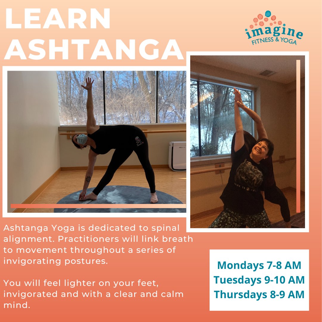 ImagineFitYogA2's tweet photo. We have many opportunities every week for you to learn Ashtanga Yoga! Join us Monday, Tuesday, and Thursday mornings. Click the link below to sign up for class! #ashtangayoga #yoga #learnashtanga #annarboryoga #breathe #imaginefitnessandyoga  

https://t.co/J114p4w38H https://t.co/Eiar4qTwiR