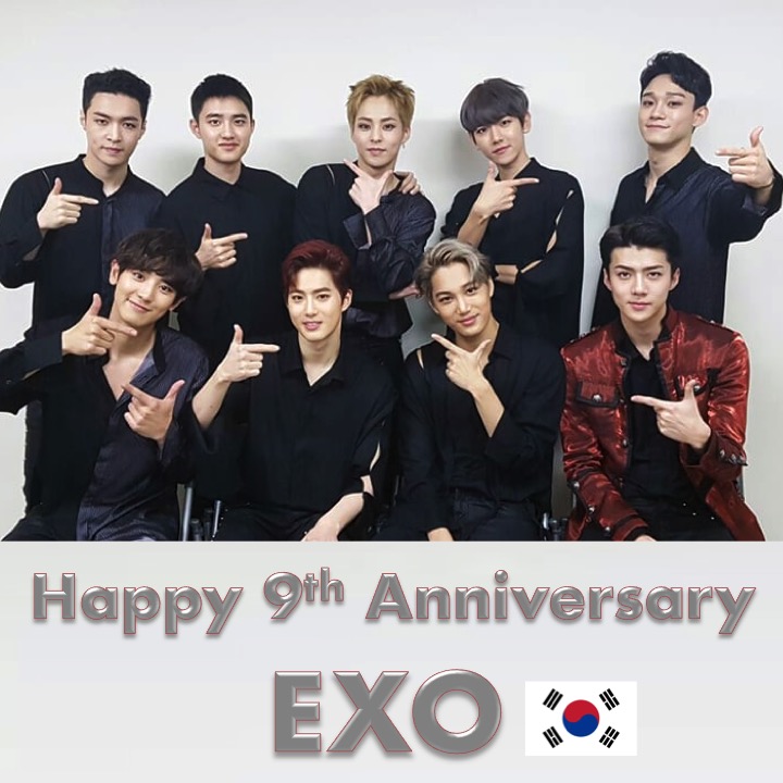WORLDMUSICAWARD's tweet photo. Happy 9th Anniversary #EXO! 👨‍🎤👨‍🎤👨‍🎤👨‍🎤👨‍🎤👨‍🎤👨‍🎤👨‍🎤👨‍🎤‍🎂🎁🎉🎇☀️👑👑👑👑👑👑👑👑👑
#Happy9thAnniversaryEXO  #9YearsWithEXO  #weareoneEXO  #엑소  @weareoneEXO 
https://t.co/xGTa0kgR2h https://t.co/hxFW8D7a2h