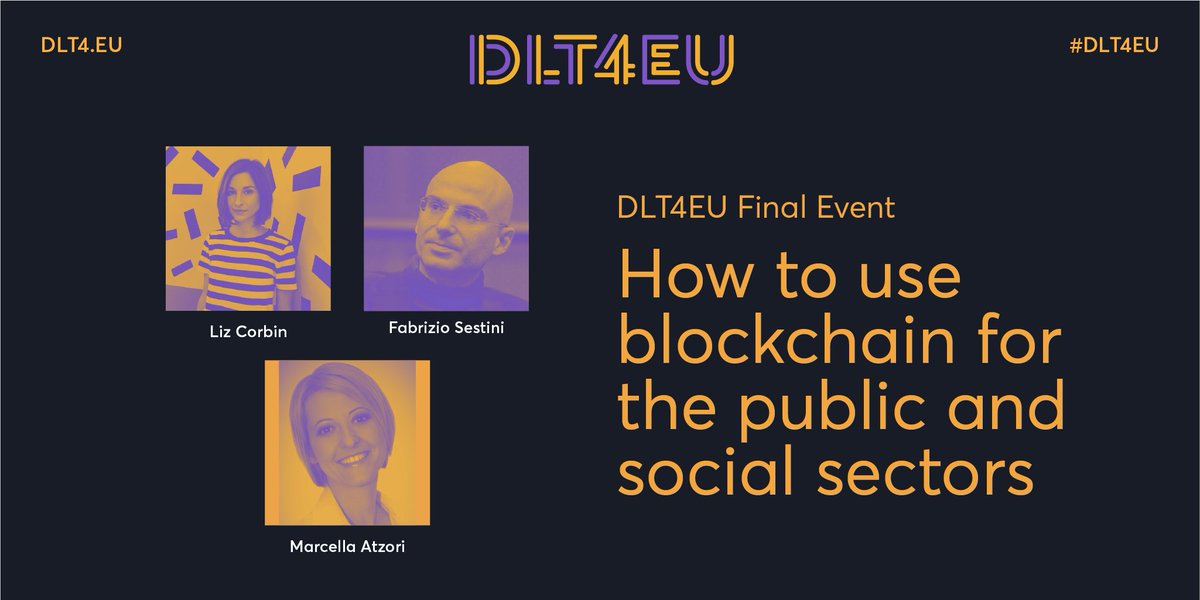 @dlt4eu (@dlt4eu) on Twitter photo ➡️ <a href="/100fabrizio/">fabrizio sestini</a> & <a href="/_ECorbin/">Liz Corbin</a> will welcome all of us 📣
➡️ We’ll showcase the 8 solutions developed by teams
➡️ Marcella Atzori will publicly announce the 3 awarded teams 🏆!
Looking fwd to share the day with the #DLT4EU community 🤗
More details at:
dlt4.eu/news-stories/d… ➡️ <a href="/100fabrizio/">fabrizio sestini</a> & <a href="/_ECorbin/">Liz Corbin</a> will welcome all of us 📣
➡️ We’ll showcase the 8 solutions developed by teams
➡️ Marcella Atzori will publicly announce the 3 awarded teams 🏆!
Looking fwd to share the day with the #DLT4EU community 🤗
More details at:
dlt4.eu/news-stories/d…
