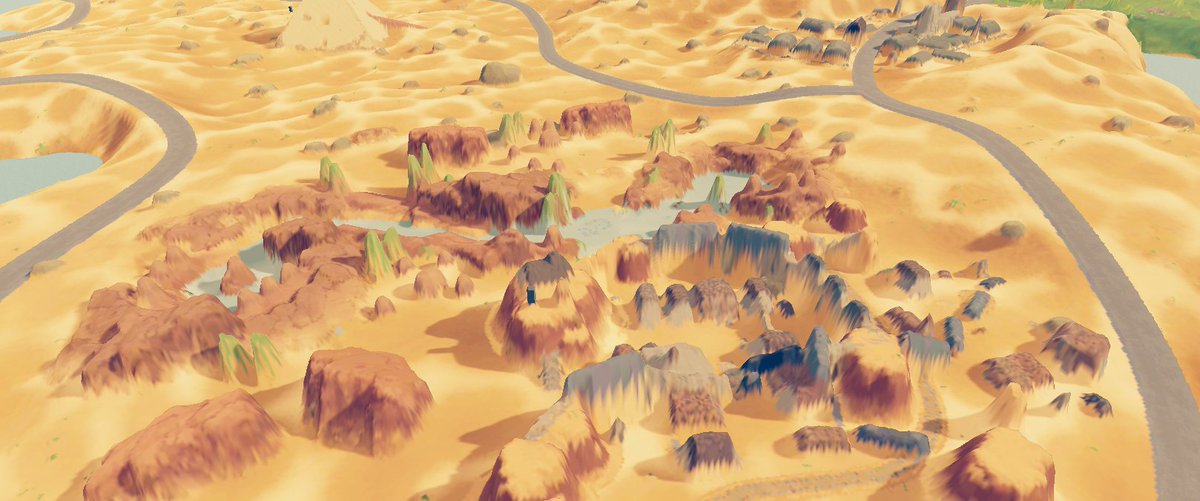 wilnyl's tweet photo. Instead of generating or creating time-consuming LODs we just capture the scene from above with a camera into a texture with depth as alpha. That is then used to displace instanced meshes on the GPU.
By: @BestZorro https://t.co/vlZRxNm8hi
