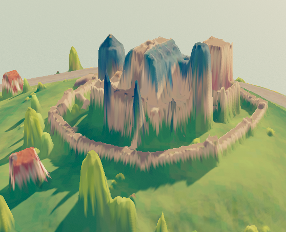 wilnyl's tweet photo. Instead of generating or creating time-consuming LODs we just capture the scene from above with a camera into a texture with depth as alpha. That is then used to displace instanced meshes on the GPU.
By: @BestZorro https://t.co/vlZRxNm8hi